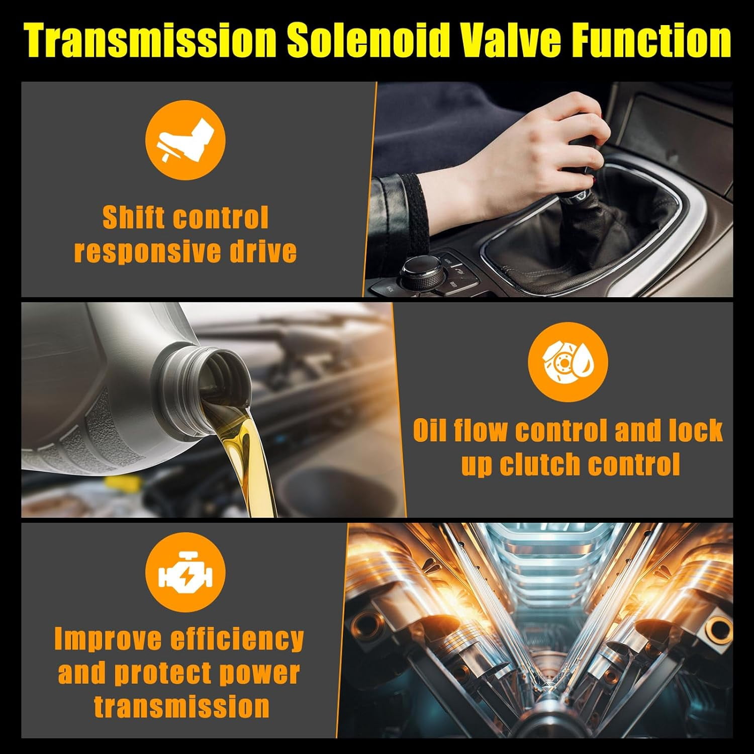 WSPARTS JF015E CVT Transmission Valve Compatible Body With Nissan Sentra Note Versa Chevrolet Suzuki Automotive Replace # RE0F11A JF015E