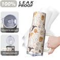 thumbnail image 4 of Halloween Tumbler 40 oz with Handle and Straw Ghost Haunted Pumpkin Cup Halloween Birthday Gifts Travel Mug, 4 of 5