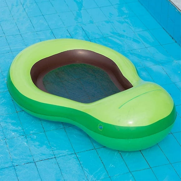 Avocado Sun Lounger Water Inflatable Pool Mattress Suitable For Swimming Pools, Gardens And Other Places 120*80cm Without Canopy