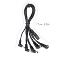 thumbnail image 3 of 5 Way Daisy Chain Cable, Electrode Daisy Chain Cable for Guitar Effect Power Supply Adapter Splitter for Guitar Effects Pedal, 3 of 8