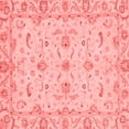 thumbnail image 1 of Ahgly Company Indoor Square Oriental Red Traditional Area Rugs, 6' Square, 1 of 4