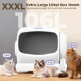 thumbnail image 6 of RoboTail XXXL Self-Cleaning Cat Litter Box 106L, Smart APP Control, Anti-Pinch & Low Entrance, 24-Month Warranty for Multiple Cats, 6 of 8