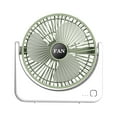 thumbnail image 2 of PALIFEUR Desk Fan, 3 Speeds Adjustment Desktop Fan, Lightweight Portable Fan for Bedroom School Office, USB Charging Small Fan, 7.7x7.7 ​Inch, 2 of 9