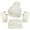 White, variant on Zwiiyzr 2024 1-6Y Toddler Baby 3 Pcs Winter Knit Beanie Hat Scarf and Gloves Set Thick Warm Ski Hat With Pompom for Girls Boys Beige