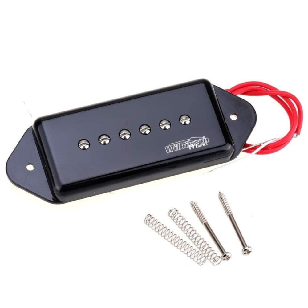 Wilkinson Low Gauss Iconic Sound Ceramic P90 Dogear Style Single Coil Pickup For Sg Lp Electric Guitar Black Neck Black Walmart Com