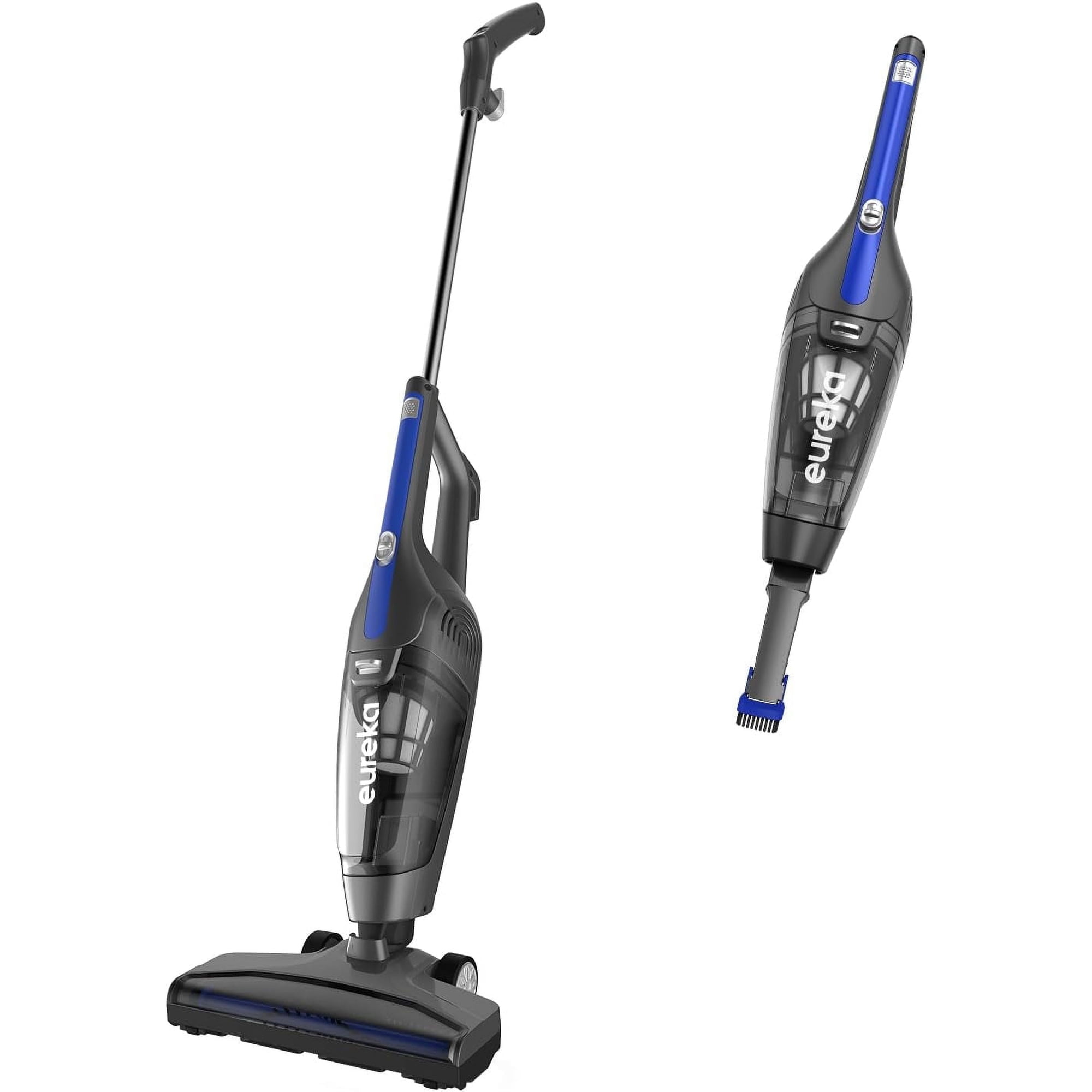 Eureka Corded Stick Vacuum, Wet and Dry, 3-In-1, Handheld, Multi-Surface, Lightweight and Portable, Black and Blue