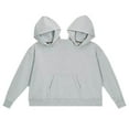 thumbnail image 1 of Intimate Hoodie, Funny Couple Hooded Sweatshirt, For Two People Wearing' S9Z8, 1 of 8