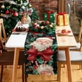 thumbnail image 5 of MMJ Table Cloth Christmas Flag Holiday Dining Table Runner Long Burlap Style Party Layout 13x72in, 5 of 5