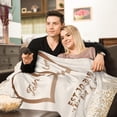 thumbnail image 6 of Personalised Anniversary Blanket with Name Gift Blanket for Valentine's Day, Birthday, Wedding Photo Blanket for Couples (1 Photo/Date), 6 of 6