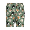 thumbnail image 6 of Daiia Animal Heads Mens Woven Stretch Pajama Short,Short Pajama Pants-Large, 6 of 7
