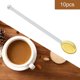 thumbnail image 1 of 10 Unids de Té Resistente Al Calor Espresso O Agitadores de Té Conmovedor Cucharilla de para Amarillo Soledad cucharas de cafe, 1 of 10