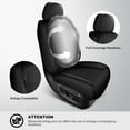 thumbnail image 2 of HQBQBUG Front Seat Covers Fit for Kia Sedona 2015-2021,Car Seat Covers Front Seats,Comfort Leather Automotive Seat Covers Anti-Slip Seat Cover&Accessories(Black,2 Seats), 2 of 10