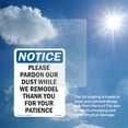 thumbnail image 6 of Please Pardon Our Dust While We OSHA Notice Aluminum Sign 24 Inch x 18 Inch - 5 Pack, 6 of 8