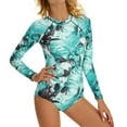 thumbnail image 1 of Traje de buceo traje de baño sexy traje de surf de manga larga traje de baño femenino con protección solar, 1 of 6