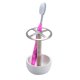 thumbnail image 3 of Soporte para cepillo de dientes, para maquinilla de afeitar, encimera de tocador de baño, organizador de baño de cepillo de dientes de acero inoxidable (blanco), 3 of 5