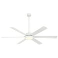 thumbnail image 6 of Minkaaire Cairo 65 Led Cairo 65" 6 Blade Indoor Led Ceiling Fan - White, 6 of 7
