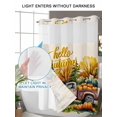 thumbnail image 4 of No Hook Cloth Fabric Shower Curtain with Snap in Liner, Hello Autumn Truck Fall Waterproof Shower Curtains Set with See Through Top Window, Thanksgiving Pumpkins Forest Bath Curtains Shower 72"x84", 4 of 6