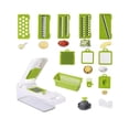 thumbnail image 5 of Cortador de verduras 6 en 1, picador de verduras de acero inoxidable, cortador de verduras multifuncional, material de calidad alimentaria, fácil de usar, para frutas, verduras y ensaladas brillar Electrónica, 5 of 5