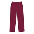 thumbnail image 5 of Kids Girls Sweatpants Elastic Waist Straight Leg Pants with Pockets Boys Solid Pants Red Sweatpants Boys Girls Little Girls Clothes 7-8 Years, 5 of 5
