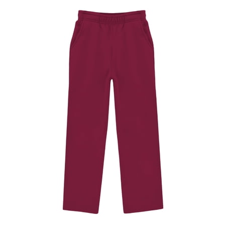 Byoo Little Boys Stretch Straight Pants Elastic Waist Everyday Athletic Casual Trousers