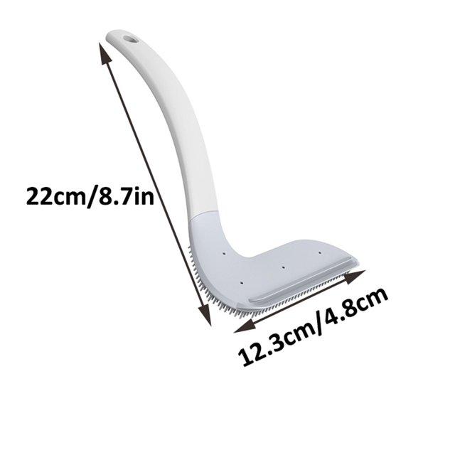 CEHVOM Raclette de Toilette Multifonctionnelle Brosse de Nettoyage de Miroir de Salle de Bain Colle Douce Raclette en Verre Liquidation