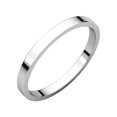 thumbnail image 1 of Jewels By Lux 18K White Gold 2mm Flat Wedding Ring Band Size 5.5, 1 of 3