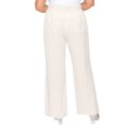 thumbnail image 4 of Cali1850 Women's Casual Linen Pants 32" Inseam Oceanside Drawstring Smocked Waist Lounge Beach Pants with Pockets, 4 of 5