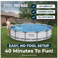thumbnail image 5 of Bestway Steel Pro MAX 14' x 33" Round Above Ground Pool Set, 5 of 13