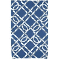 Simply Daisy 30" x 60" Know the Ropes Geometric Print Beach Towel