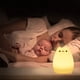 thumbnail image 3 of Luz Nocturna Con forma de Gato, Luz Nocturna Recargable, Lámpara que Cambia de Color para Dormitorio, Guardería, Lámpara LED Portátil de Descompresión, 3 of 6