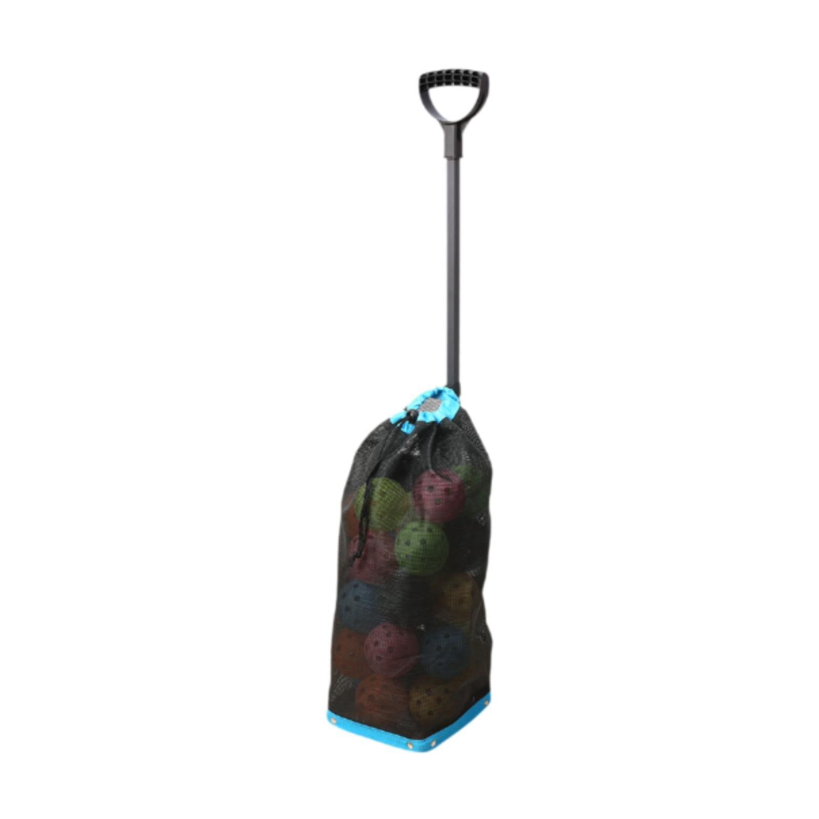 DimyFew Pickleball Ball Retriever Gatherer Portable Storage Container Balls Pick up Tool Blue