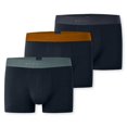 thumbnail image 1 of SCHIESSER boxer hombre 3-pack - serie "95/5", pantalón, logo cintura Negro/Marrón/Gris M (Medium), 1 of 5