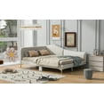 thumbnail image 4 of CoSoTower Full Size Upholstered Daybed with Headboard and Armrest, Support Legs, Beige, 4 of 9