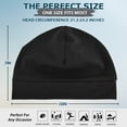 thumbnail image 3 of EINSKEY Bonnet en Coton 4 Pcs Mince pour Cancer Chimiothérapie Tuques pour Hommes Femmes, 3 of 6