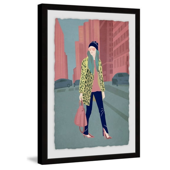 Too Cool for Fashion Framed Painting Print