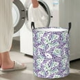 thumbnail image 4 of Goofa Lavender Flowers Printed Circular Hamper,Laundry Basket with Handles,Storage Baskets Foldable,Large Capacity Laundry Hamper-Small, 4 of 8