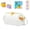 White, variant on Waterproof Silicone Bag for Beach Pool Travel, Leakproof & Durable Lightweight Travel Pouch, Easy to Clean, Summer Handheld Storage Bag Washable for Beach Hiking Camping,Yellow