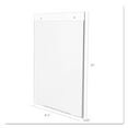 thumbnail image 6 of Deflecto Classic Image Wall-Mount Sign Holder, Portrait, 8 1/2" x 11", Clear, 6 of 10
