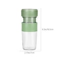 thumbnail image 3 of Hxlamzoo Portable Automatic Mixing Cup with USB Rechargeable Design - Protein Shaker, Coffee Blender, Travel-Friendly Stirring Cup for Powder & Liquid Mixing (Green Plastic, Includes Data Cable), 3 of 6