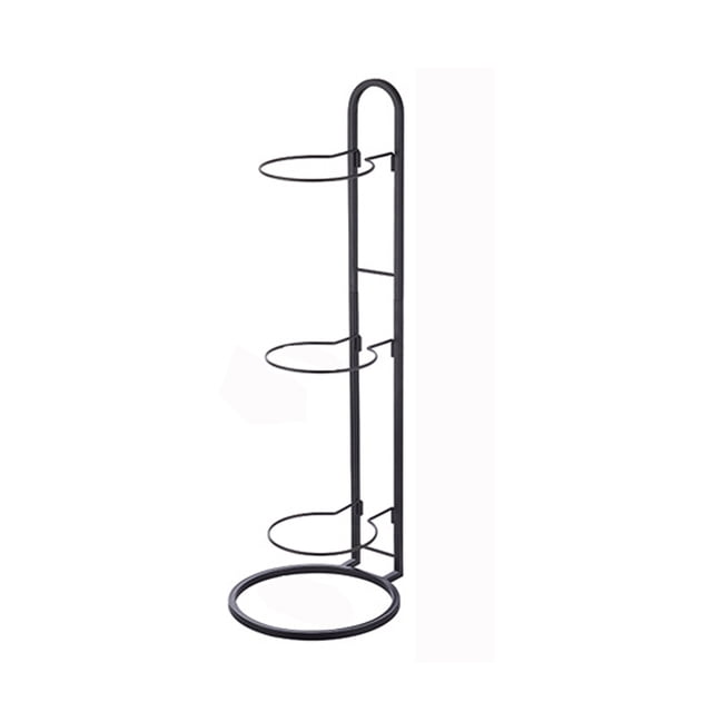 Estante De Almacenamiento De Pelotas Deportivas, Soporte De Almacenamiento De Baloncesto, Organizador Para El Hogar, Soporte De Exhibición Vertical De Hierro Para Voleibol, Fútbol, Baloncesto Kearding HA038567-00
