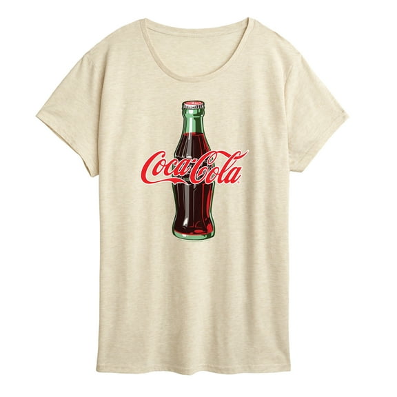 Coca-cola - Coke Bottle Logo - Women's Short Sleeve Graphic T-Shirt