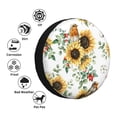 thumbnail image 5 of Easygdp Sunflowers Leaves And Birds Wheel Sun Guard, Spare Tire Cover,Universal Trailer Suv Truck Camper Travel,Easy To Install And Remove -17 Inch, 5 of 9