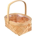 thumbnail image 1 of Panier Tressé Décoratif Panier de Rangement Tressé Poignée Panier Tressé Fait Main, 1 of 2