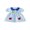 Blue, variant on BemeyourBBs Toddler Baby Girls Back to School Dress Kids Kindergarten Outfits Baby Girl Summer Smocked Plaid Gingham Dress Puff Short Sleeve Doll Collar Apple Letter Bow Embroidered Casual Dress