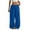 Blue, variant on Kovlvoll Womens Wide Leg Pants Casual Loose Workout Athletic Pant Drawstring Elastic Waisted Baggy Lounge Solid Color Trousers
