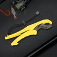 thumbnail image 2 of IWMango Fishing Gripper Gear Tool ABS Grip Tackle Holder Fish Clamp with Adjustable Rope (Yellow, S), 2 of 12