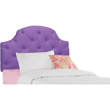 Skyline Furniture - Tufted Twin Headboard, Duck Lilac