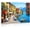 Frame-style, variant on Italian Coastal Village Canvas Wall Art Mediterranean Lake Scenery Oil Painting Print Colorful Town Landscape Posters for Living Room Bedroom Office Home