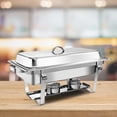 thumbnail image 3 of Giantex  2 Packs Chafing Dish, Stainless Steel Rectangular Buffet Set, 3 of 8