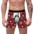 thumbnail image 1 of LSLJS Caleçons pour Hommes de Noël à Impression Numérique, Respirants et Ajustés, Boxeurs Confortables, Boxeurs pour Hommes, 1 of 6